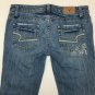 American Eagle 4 Reg Embroidered Jeans Beaded Stretch Skinny Flare Distressed