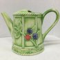 Royal Worcester 1999 Evesham Orchard Teapot Light Green Portugal Ceramic VTG