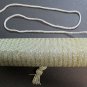 Kate Landry Silver Beaded Evening Bag with Tassle and Beaded Shoulder Strap