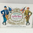 Playing Cards Commemorating the American Civil War with Descriptive Brochure