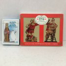 Lot of 2 Sets Coca-Cola Playing Cards Christmas Holiday Tin Box Santa Polar Bear
