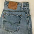 Levis 550 Mom Jeans 15 JR M Relaxed Fit Tapered Legs 35W 30L High Waist