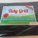 Lot of 4 Tidy Grill Mats Non Stick Reusable BBQ Mats PFOA Free Up to 500 Degrees