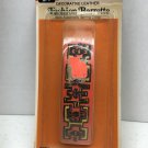 Tip Top Leather Fashion Barrette Vintage Southwest Design New Old Stock 1970s