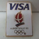 1992 Albertville France VISA Winter Olympic Games Pin Badge Olympics Lapel Pin
