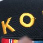 Korea Veteran Adjustable Baseball Golf Cap Hat Black hook And Loop