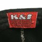 Korea Veteran Adjustable Baseball Golf Cap Hat Black hook And Loop