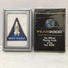 Lot Of 2 Playing Cards Space Shuttle 1991 and Year2000 Official Factory Sealed