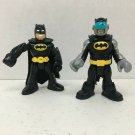 Lot of 2 Fisher Price Imaginext Super Friends DC  BATMAN Figure Toy USA  Seller