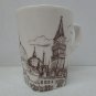 222 Fifth City Scenes Venice Coffee Mug Cup Sepia 12 oz Porcelain Fine China
