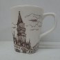 222 Fifth City Scenes Venice Coffee Mug Cup Sepia 12 oz Porcelain Fine China