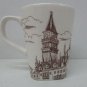 222 Fifth City Scenes Venice Coffee Mug Cup Sepia 12 oz Porcelain Fine China
