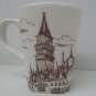 222 Fifth City Scenes Venice Coffee Mug Cup Sepia 12 oz Porcelain Fine China