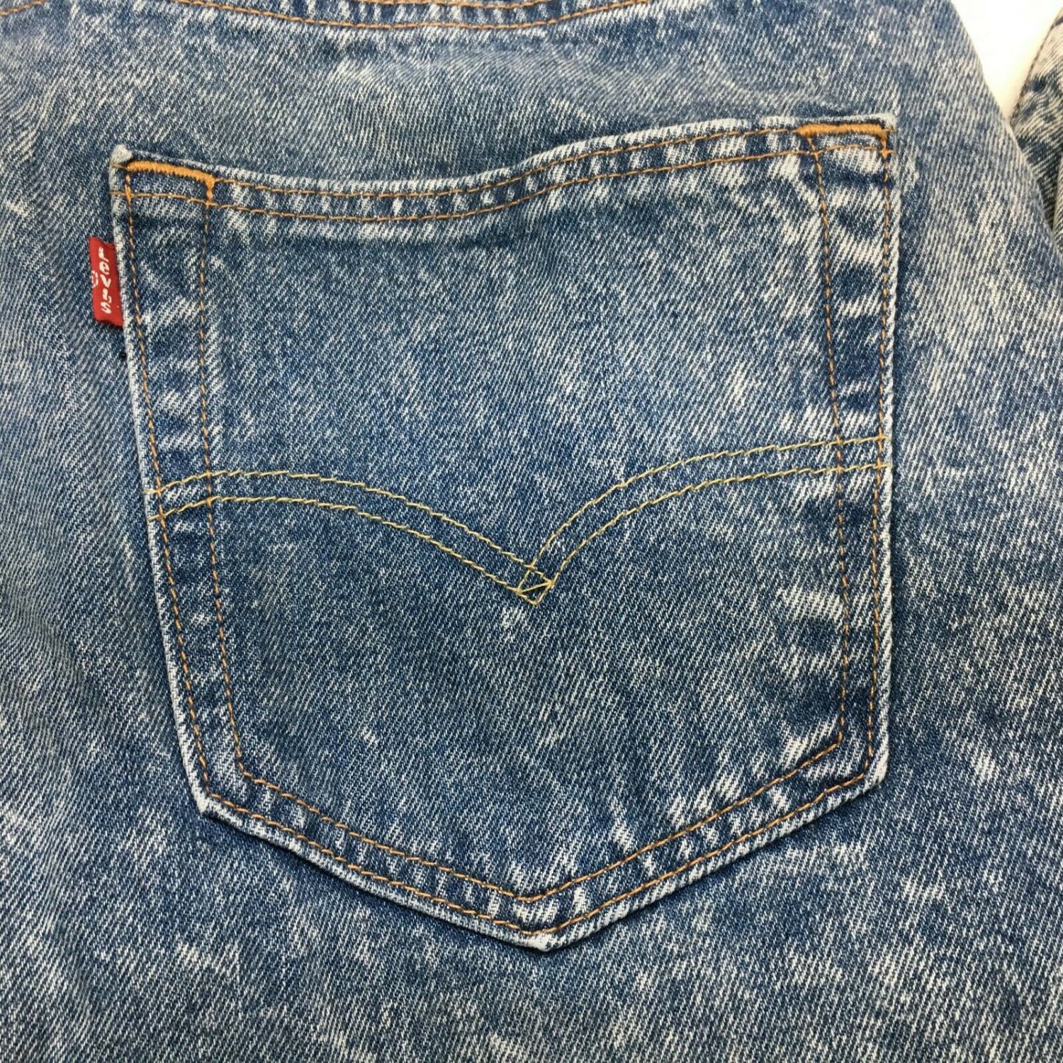 Levis WaterLess 501 38x32 Stone Age Acid Wash Red Tab Single Felled ...