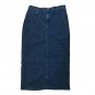 Lee Blue Denim Long Jean Skirt Size 10 Modesty Back Slit Waist 32  Hip 39 Inches