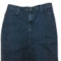 Lee Blue Denim Long Jean Skirt Size 10 Modesty Back Slit Waist 32  Hip 39 Inches