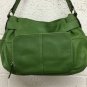 Tignanello Touchables Leather Green Shopper Hangbag Purse Built In Wallet Bag