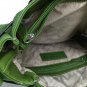 Tignanello Touchables Leather Green Shopper Hangbag Purse Built In Wallet Bag