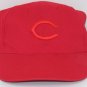 Cincinnati Reds Baseball Cap Hat MLB Strapback Red on Red Embroidered Logo