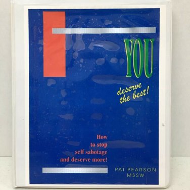 You Deserve The Best By Pat Pearson 6 Cassette Tapes Self Help Series