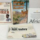 National Geographic Lot of 4 Africa Maps Posters 70s  2000s Ethnolinguistic