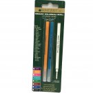 Monteverde Refills Ceramic Rollerball ORANGE and TURQOISE Fine Point    Germany