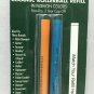 Monteverde Refills Ceramic Rollerball ORANGE and TURQOISE Fine Point    Germany