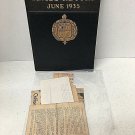 1935 Germantown Yearbook Philadelphia The Glass Record Report Card and Clippings
