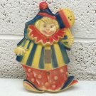 1970 Plastic Clown Light Switch Cover American Tack  Hardware Vintage Hong Kong