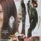 3 Pack Snap On Feather Hair Extensions Clip in Feathers As Seen On TV