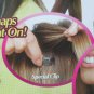 3 Pack Snap On Feather Hair Extensions Clip in Feathers As Seen On TV