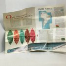 National Geographic Advertising Brochure Fold Out Advertisement 1962 Atlas Color