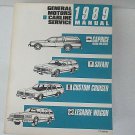 1989 GM Carline Service Manual ST32989 Caprice Safari Lesabre Custom Cruiser