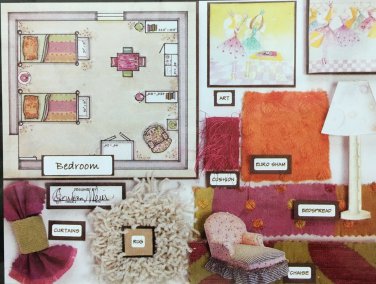 Room Spacing Kit CHILDRENS ROOM Repositionable Stickers Homescaping Guide  USA