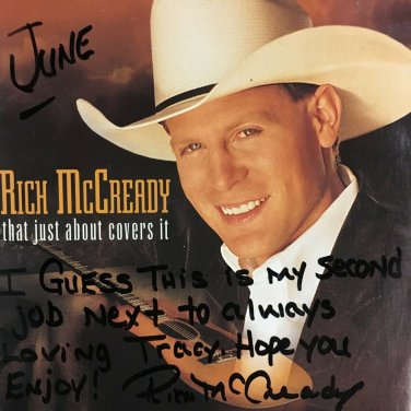 Autographed Rich McCready That Just About Covers It CD 1997 Magnatone Signed