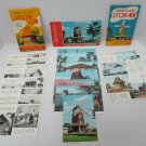 21 UNESCO VILLAGE Postcards Unposted 3 packs International Locations Mid Century