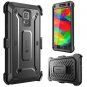 Samsung Galaxy Note 4 Case, SUPCASE [Heavy Duty] Belt Clip Holster Case Black/Black