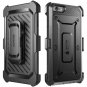 For Apple iPhone 6 Plus Case, SUPCASE [Heavy Duty] Belt Clip Holster Black/Black