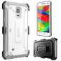 For Samsung Galaxy Note 4 Case, SUPCASE [Heavy Duty] Belt Clip Holster Case White/Gray