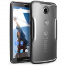For Motorola Nexus 6 [Unicorn Beetle Series] Premium Hybrid Frost Clear/Black