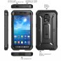 For Samsung Galaxy S5 Active Case, SUPCASE Unicorn Beetle PRO Series Full-body Rugged Black/Black