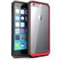 For Apple iPhone 6 Case 4.7 inch [Unicorn Beetle Series] Clear/Red/Black