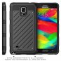 For Samsung Galaxy Note 4 Case, SUPCASE [Dual Layer Hybrid] Black/Black