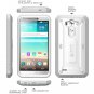 For LG G3 Case [Unicorn Beetle PRO Series] Full-body Rugged Hybrid Protective Case white/Gray