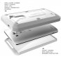 For LG G3 Case [Unicorn Beetle PRO Series] Full-body Rugged Hybrid Protective Case white/Gray