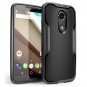 For Motorola Moto X (2nd Gen.) Phone 2014 Release, Premium Hybrid Bumper Case (Black/Black)