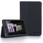 For Google Nexus 7 Tablet Slim Fit Leather Case with Stand (Black)