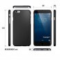 For Apple iPhone 6 Case, Spigen[Non-Slip] [Perfect-Fit] Smooth Black