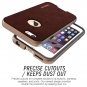 For Apple iPhone 6 (4.7" inch) Case [Leather Cherry Oak] Slim Fit Skin Cover