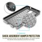 For Samsung Galaxy Note 4 Case [Metallic Mesh Silver] Slim Fit Skin Cover [